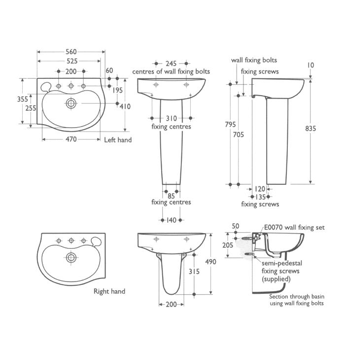 Bathroom Sinks Undermount, Pedestal & More Standard Bathroom Sink